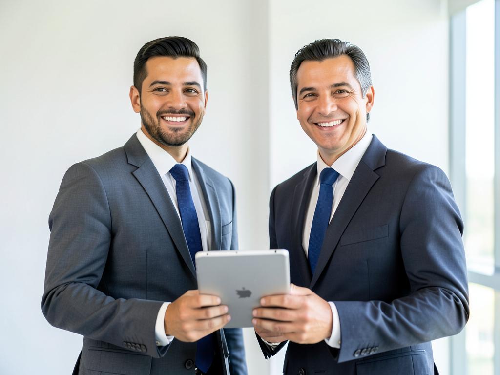 Equipe da Norgie Contábil em atendimento